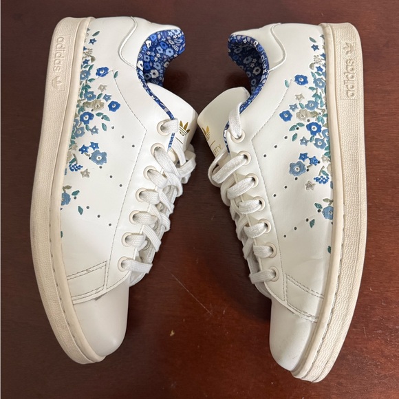 Adidas Stan Smith x Liberty London Sneakers - Size 8.5 - Tokyo Exclusive - Picture 5 of 7